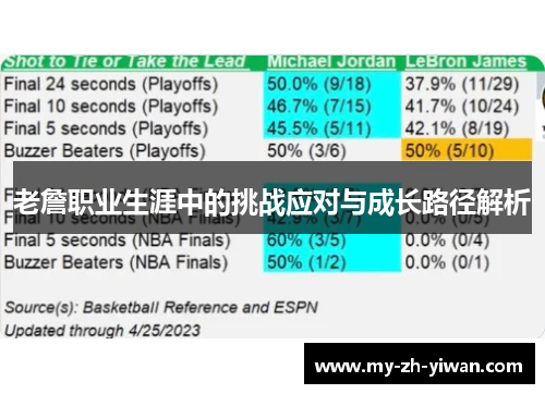 老詹职业生涯中的挑战应对与成长路径解析